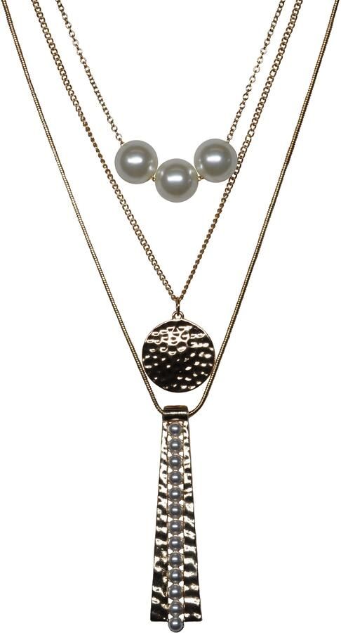 J.Jayz Ketting met hanger Layerkwaliteiten ketting verschillende kettingschakels rond met kunststofkralen - Foto 3