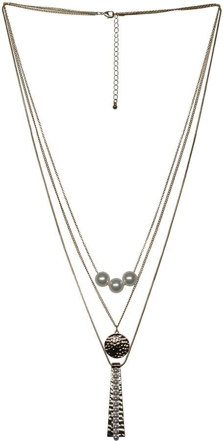 J.Jayz Ketting met hanger Layerkwaliteiten ketting verschillende kettingschakels rond met kunststofkralen - Foto 4
