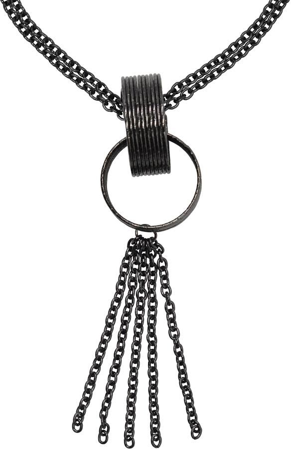 Firetti Lange ketting Sieraden cadeau Rough Rings Y-ketting - Foto 3