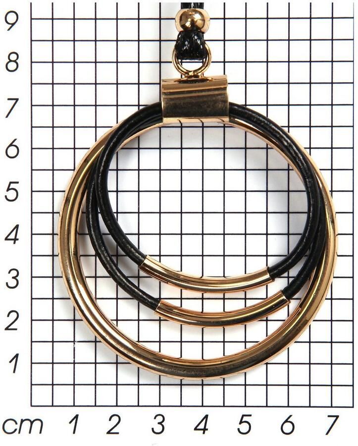 Firetti Lange ketting Textielband met cirkels met zirkoon (synthetisch) - Foto 1