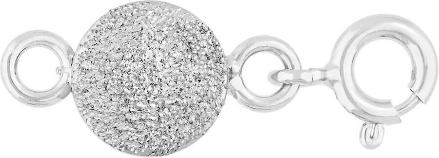 Firetti Magneetgesp Sieraad Geschenk zilver 925 Verlengketting met kraal om in te haken