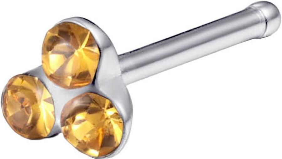 Firetti Neuspiercing-set Multipack sieraden cadeau roestvrijstalen piercing neussteker bloem (set 7-delig) - Foto 10