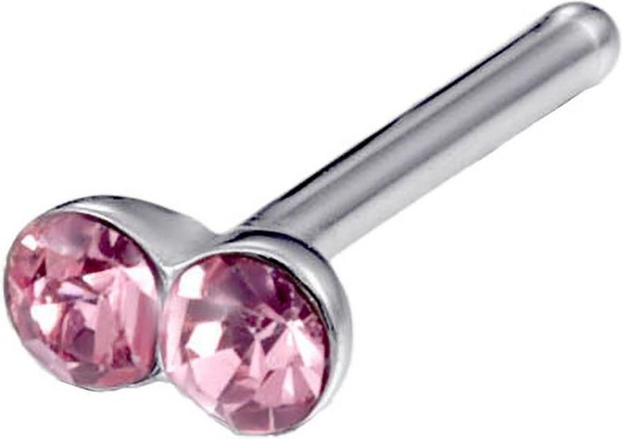 Firetti Neuspiercing-set Multipack sieraden cadeau roestvrijstalen piercing neussteker bloem (set 7-delig) - Foto 5