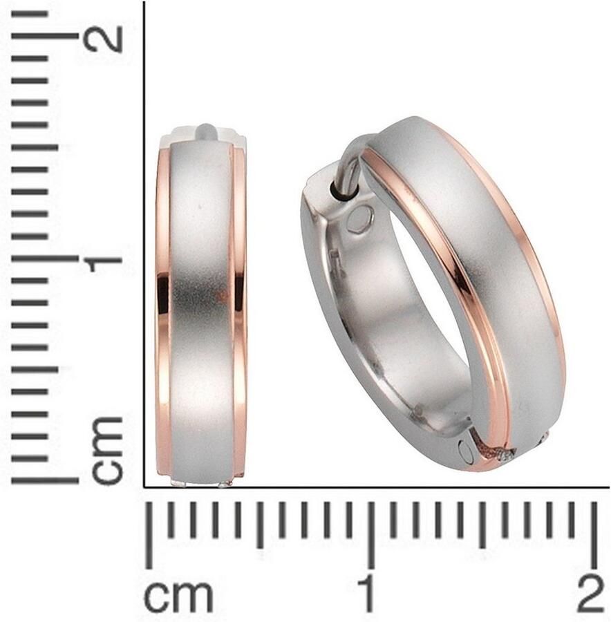 Firetti Oorringen Sieraad cadeau basic in bicolor uiterlijk Ø ca. 15 0 mm