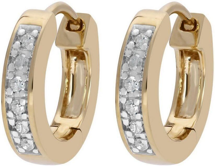 Firetti Oorringen Sieraad cadeau Goud 585 huggie - Foto 2