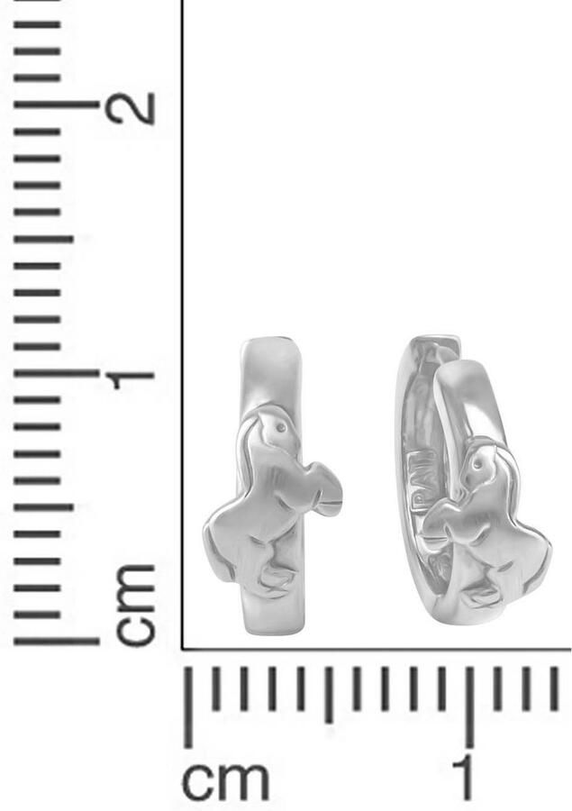 Firetti Oorringen Sieraad cadeau zilver 925 paard