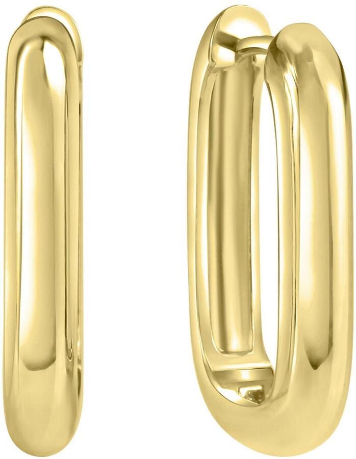 Firetti Oorringen Sieraad Geschenk zilver 925 ovaal met jurk overhemd jeans sportschoenen! gelegenheid verjaardag kerstmis - Foto 2