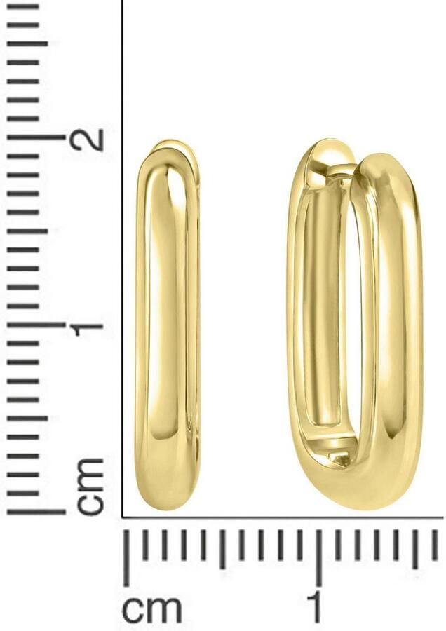 Firetti Oorringen Sieraad Geschenk zilver 925 ovaal met jurk overhemd jeans sportschoenen! gelegenheid verjaardag kerstmis