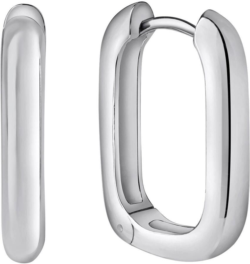 Firetti Oorringen Sieraad Geschenk zilver 925 ovaal met jurk overhemd jeans sportschoenen! gelegenheid verjaardag kerstmis - Foto 2