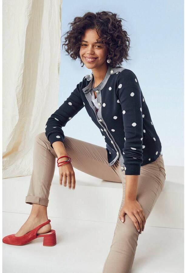 AJC Chino in een vlot model met contrastkleurige riem (2-delig) - Foto 16