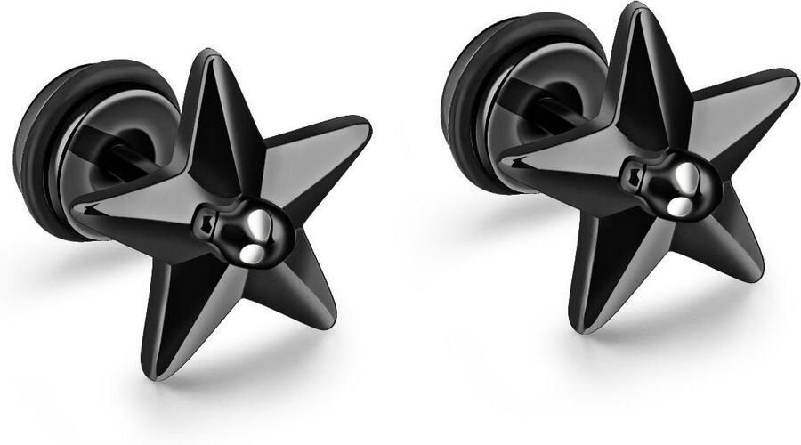 Firetti Oorstekers Sieraad cadeau oorbellen fake plug ster - Foto 3