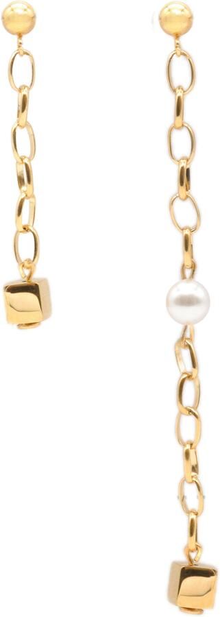 Firetti Oorstekers Sieraad cadeau oorbellen oorhangers kubus verschillend lang