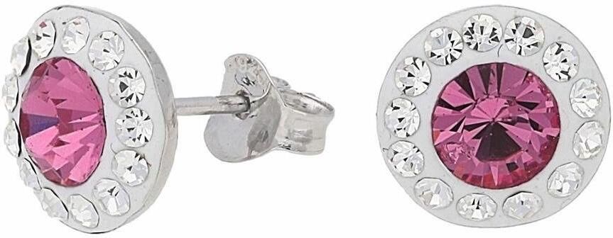 Firetti Oorstekers Sieraad Geschenk zilver 925 Oorsieraden roze & wit - Foto 3