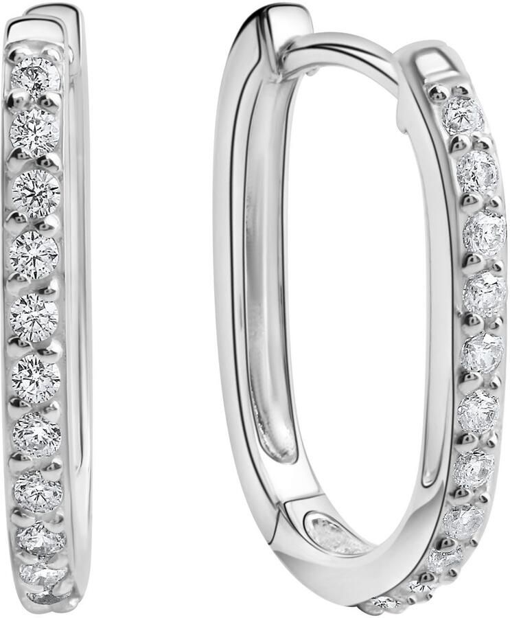 Firetti Paar creolen Sieraad cadeau zilver 925 oorbellen - Foto 2