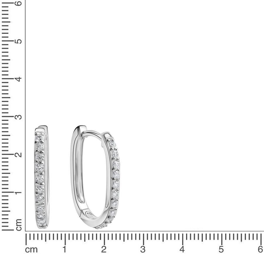 Firetti Paar creolen Sieraad cadeau zilver 925 oorbellen