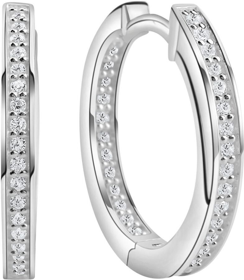 Firetti Paar creolen Sieraad cadeau zilver 925 oorbellen - Foto 2