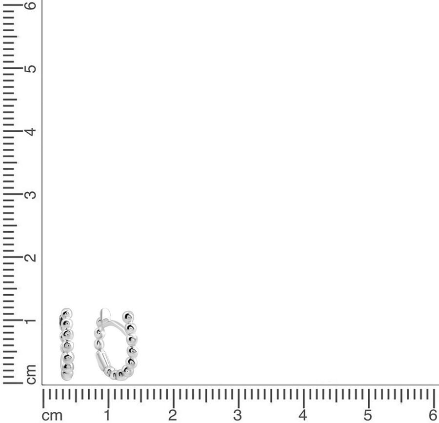 Firetti Paar creolen Sieraad Geschenk zilver 925 Oorsieraden Oorbellen Balletjes