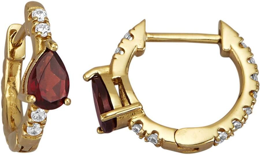 Firetti Paar creolen Sieraad Geschenk zilver 925 Oorsieraden Oorbellen Druppel - Foto 2