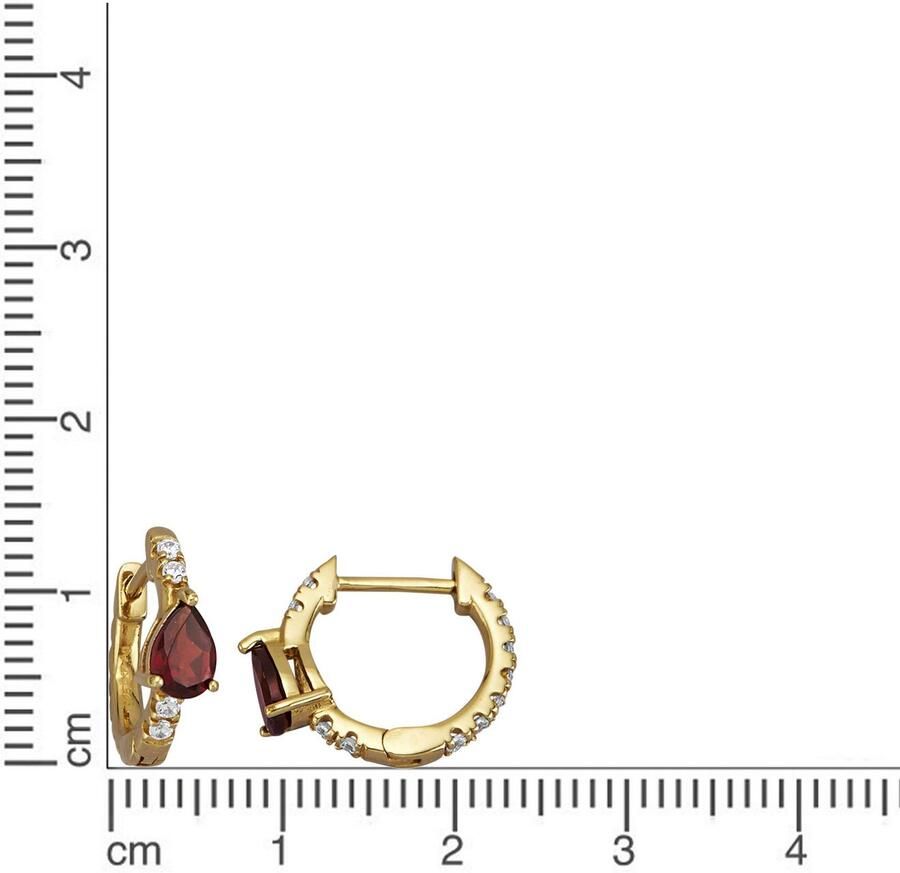 Firetti Paar creolen Sieraad Geschenk zilver 925 Oorsieraden Oorbellen Druppel