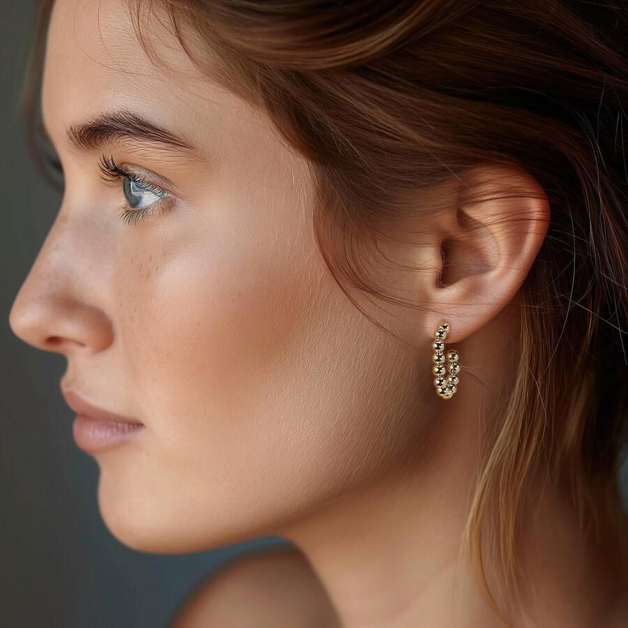 Firetti Paar creolen Sieraden cadeau roestvrijstalen oorjuwelen oorbellen bubble