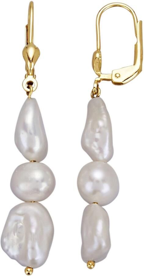 Firetti Paar oorhangers Sieraad cadeau goud 585 oorbellen - Foto 2