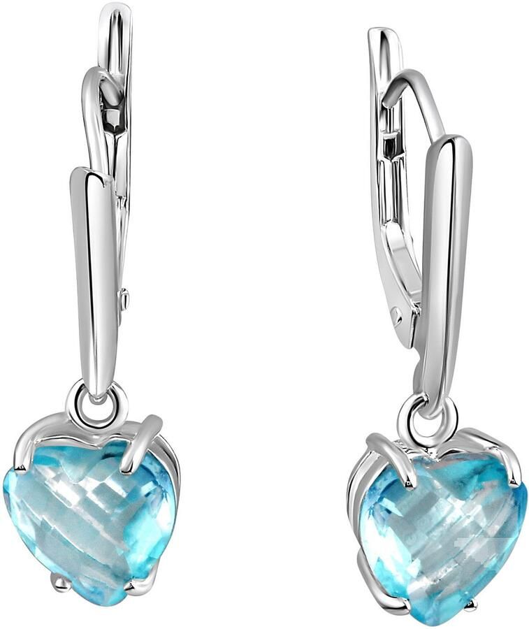 Firetti Paar oorhangers Sieraad cadeau zilver 925 oorbellen hart - Foto 2