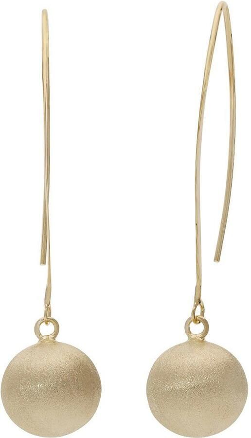 Firetti Paar oorhangers Sieraad cadeau zilver 925 oorbellen oorhaken bol - Foto 3