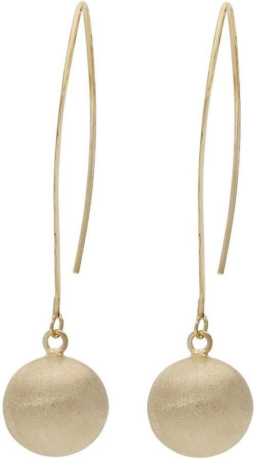 Firetti Paar oorhangers Sieraad cadeau zilver 925 oorbellen oorhaken bol - Foto 2