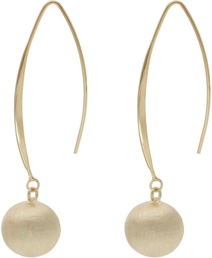 Firetti Paar oorhangers Sieraad cadeau zilver 925 oorbellen oorhaken bol