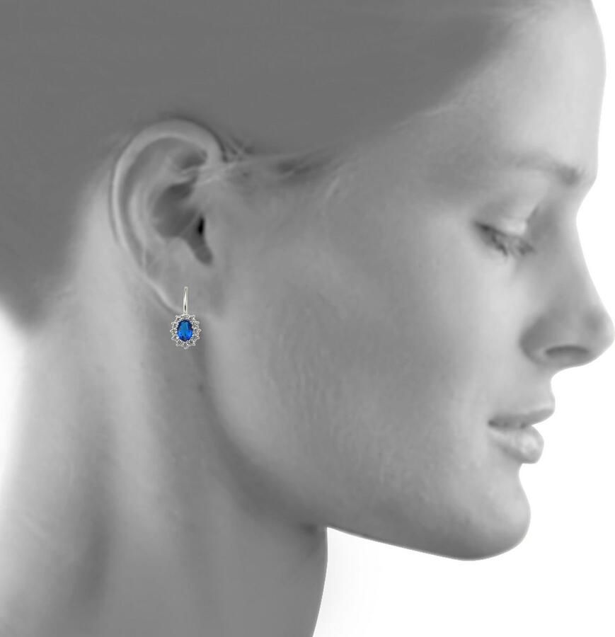 Firetti Paar oorhangers Sieraad Geschenk Oorbellen Entourage Royal zilver 925 - Foto 2