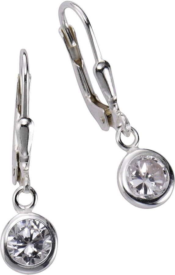 Firetti Paar oorhangers Sieraad Geschenk Oorbellen Solitair zilver 925 - Foto 2