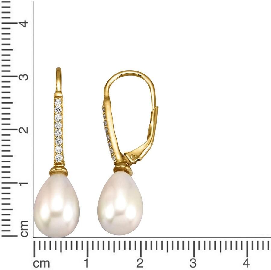 Firetti Paar oorhangers Sieraad Geschenk zilver 925 Oorsieraden Oorbellen Druppel