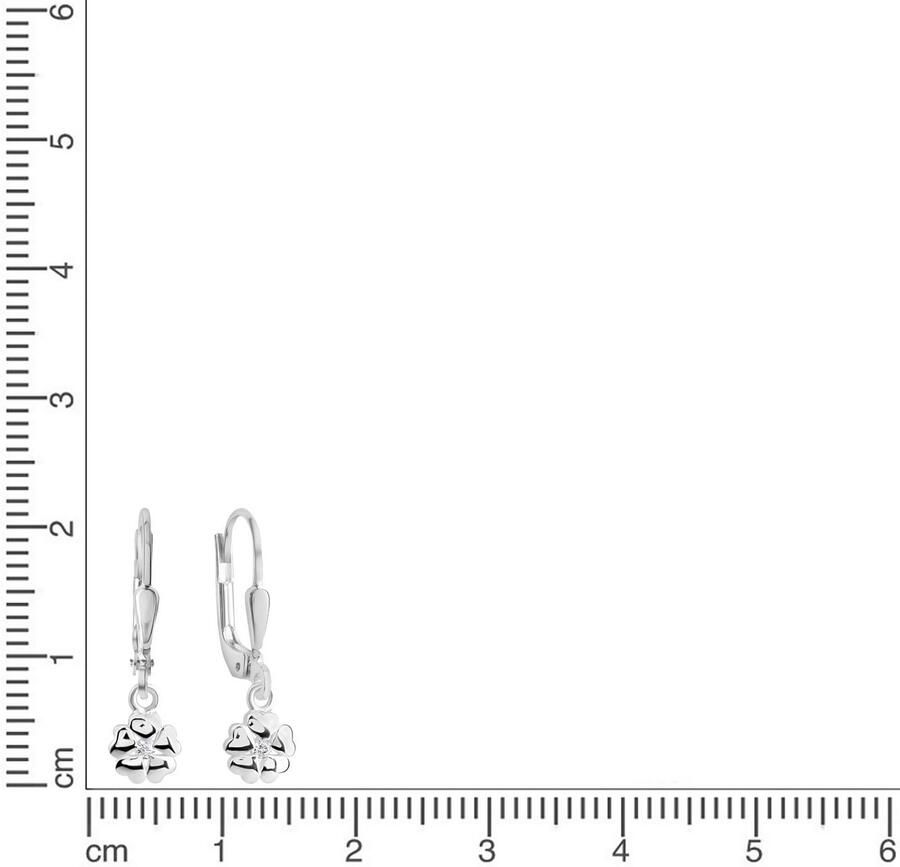 Firetti Paar oorhangers Sieraad Geschenk zilver 925 Oorsieraden Oorbellen Hartjes