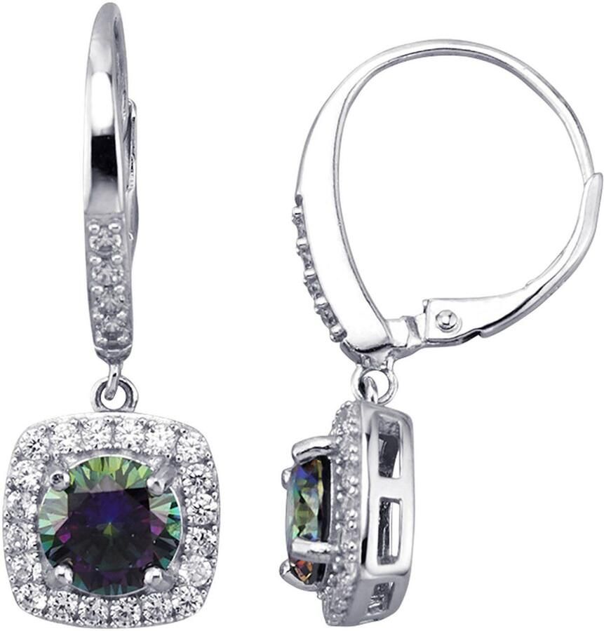 Firetti Paar oorhangers Sieraad Geschenk zilver 925 Oorsieraden Oorbellen Kussenvorm - Foto 2