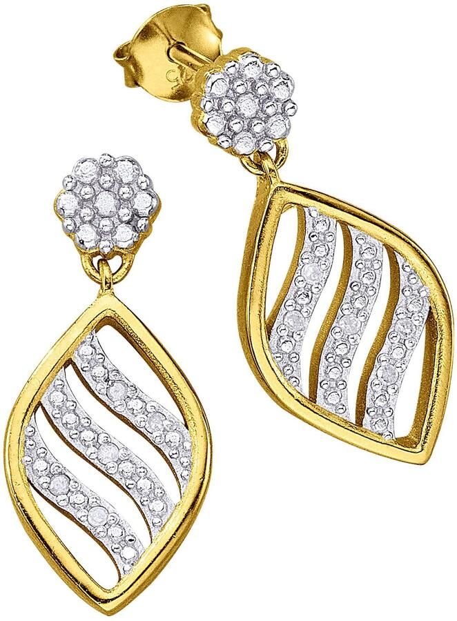 Firetti Paar oorhangers Sieraad Geschenk zilver 925 Oorsieraden Oorbellen Statement Navette - Foto 2