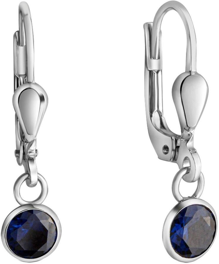 Firetti Paar oorhangers Sieraad Geschenk zilver 925 Oorsieraden Patentsluiting Solitair Glitter - Foto 2