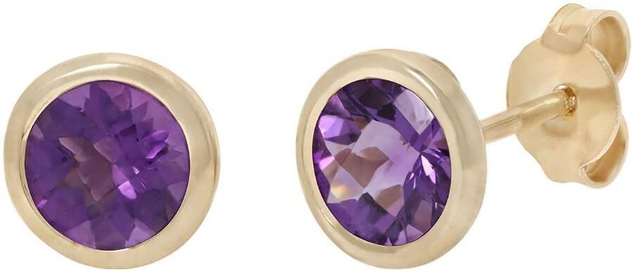 Firetti Paar oorstekers Sieraad cadeau goud 585 oorbellen solitair - Foto 3