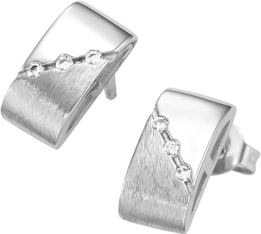 Firetti Paar oorstekers Sieraad cadeau oorbellen mat glans