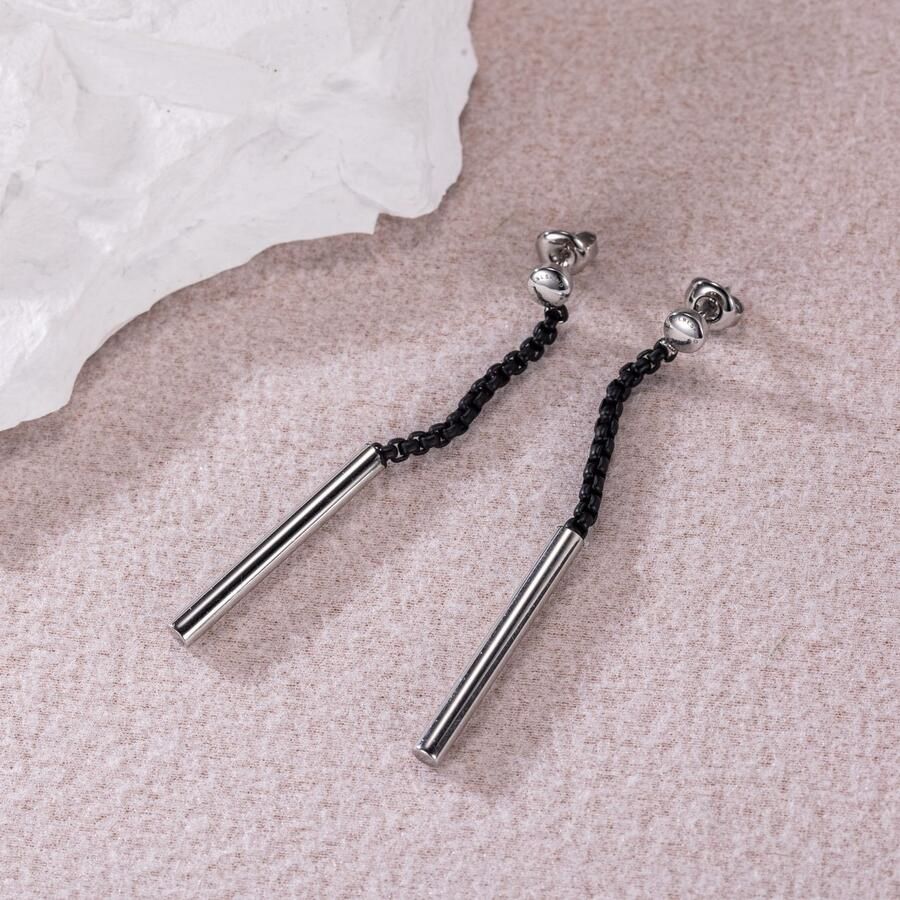 Firetti Paar oorstekers Sieraad cadeau roestvrij staal oorbellen Venetiaanse ketting kleur