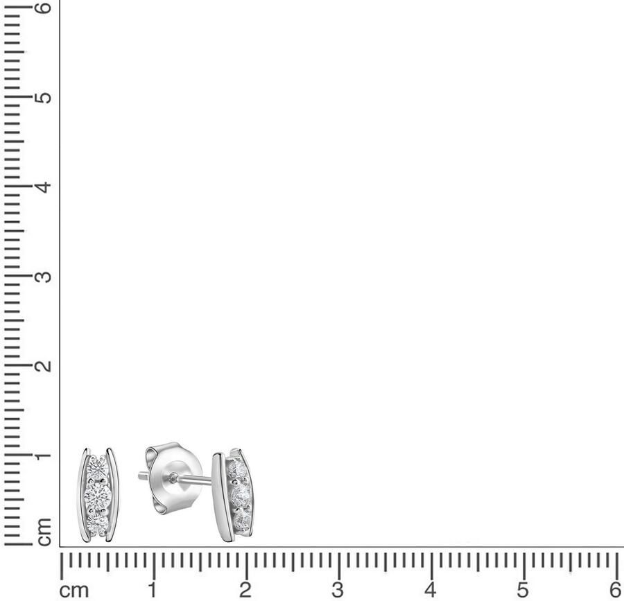 Firetti Paar oorstekers Sieraad cadeau zilver 925 oorbellen