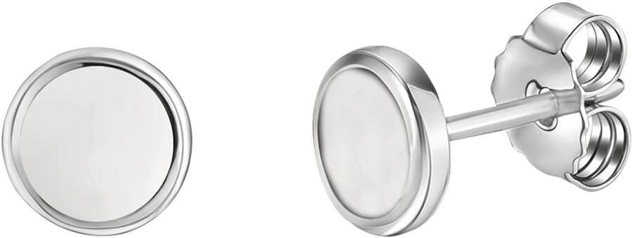 Firetti Paar oorstekers Sieraad Geschenk Oorbellen Cirkel rond zilver 925 - Foto 2