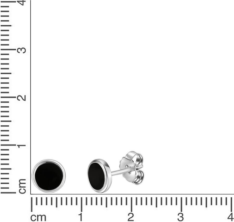 Firetti Paar oorstekers Sieraad Geschenk Oorbellen Cirkel rond zilver 925