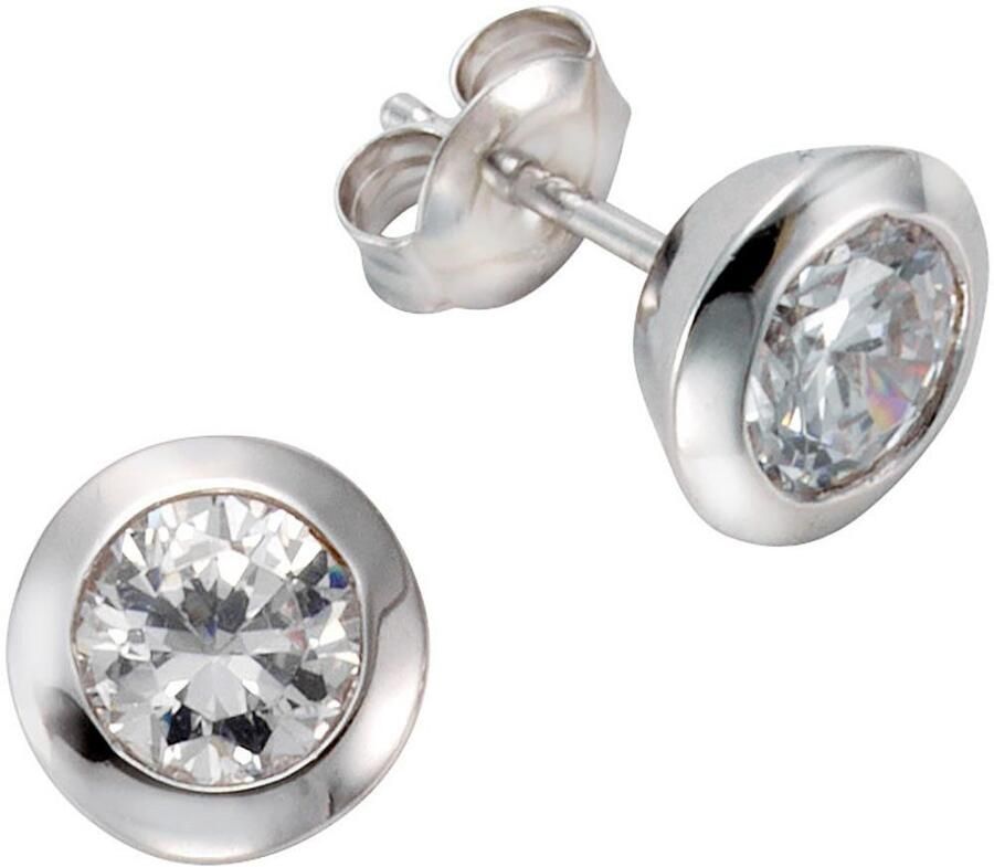 Firetti Paar oorstekers Sieraad Geschenk Oorbellen Solitair zilver 925 - Foto 2