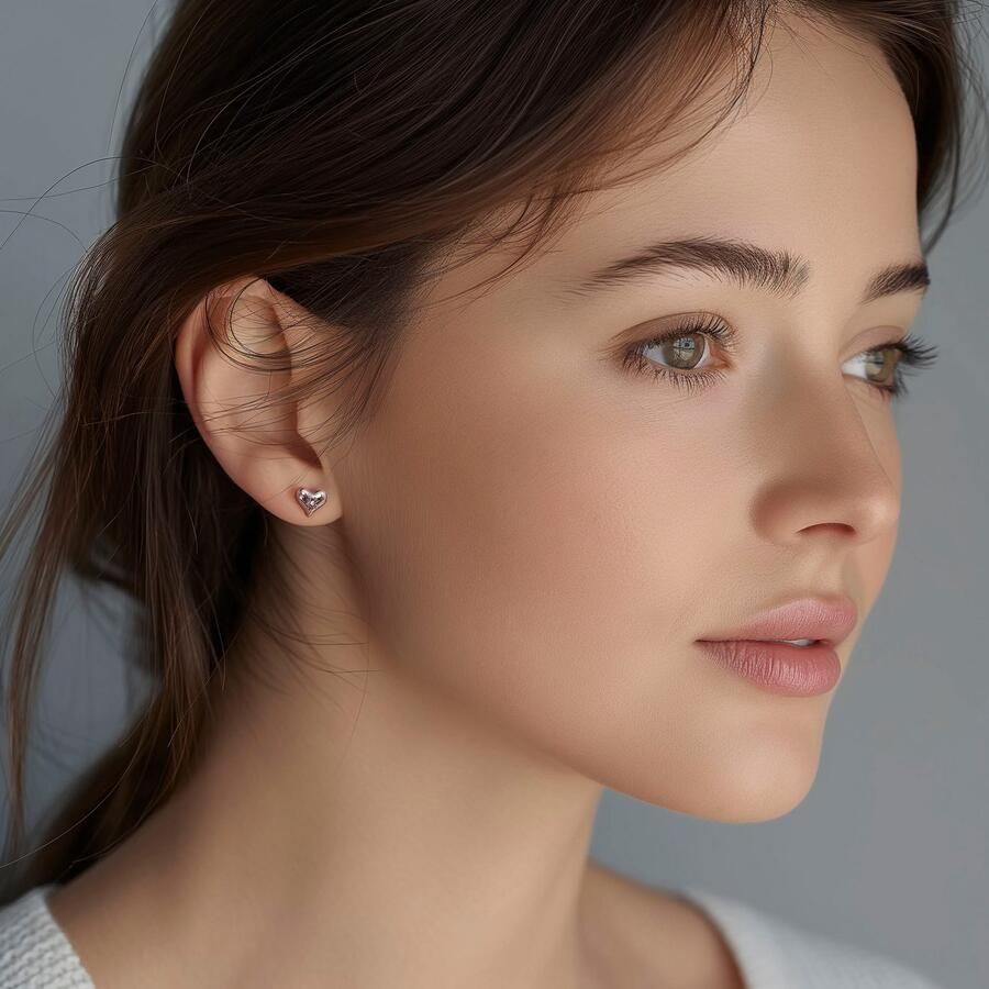 Firetti Paar oorstekers Sieraden cadeau roestvrijstalen oorjuwelen oorbellen hart