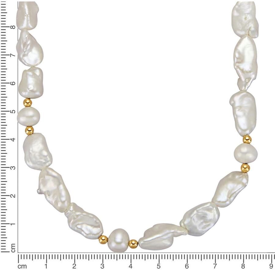 Firetti Parelsnoer Sieraad cadeau goud 585 halssieraad halsketting collier bollen