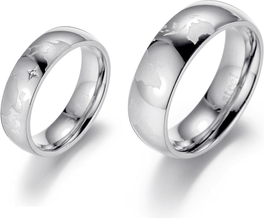 Firetti Partnerring Sieraad cadeau "LIEFDE" Aarde met of zonder zirkoon (synthetisch) - Foto 2