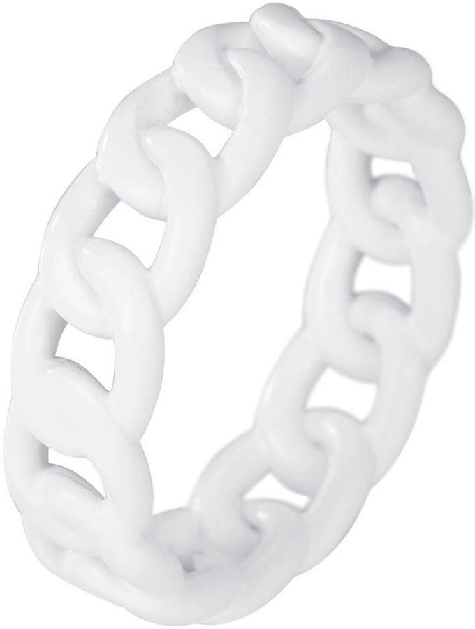 Firetti Ring Sieraad cadeau roestvrij staal ring sring herenring schakelketting kleur - Foto 3