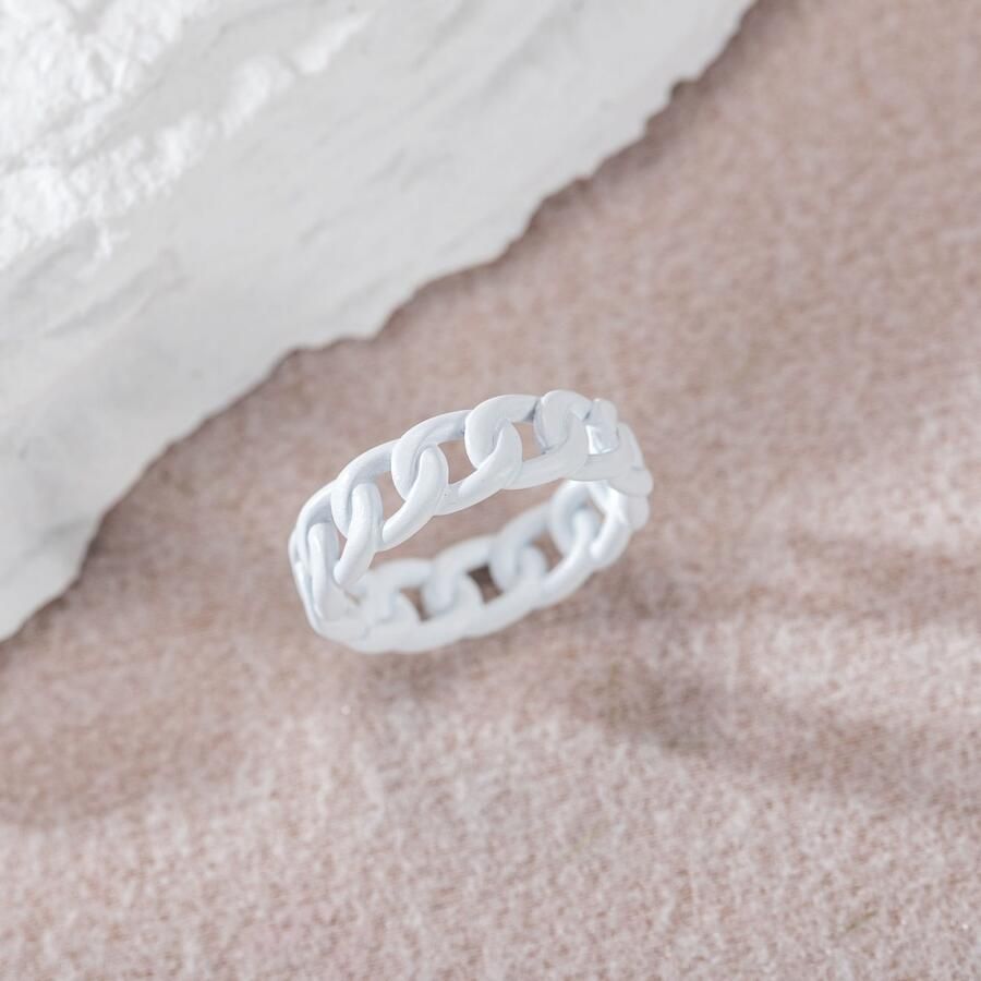 Firetti Ring Sieraad cadeau roestvrij staal ring sring herenring schakelketting kleur