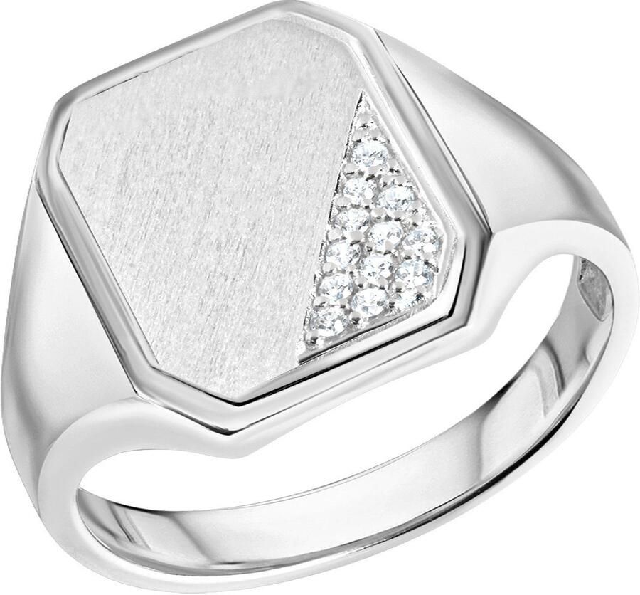 Firetti Ring Sieraad cadeau zilver 925 herenring zilveren ring zegelring - Foto 2