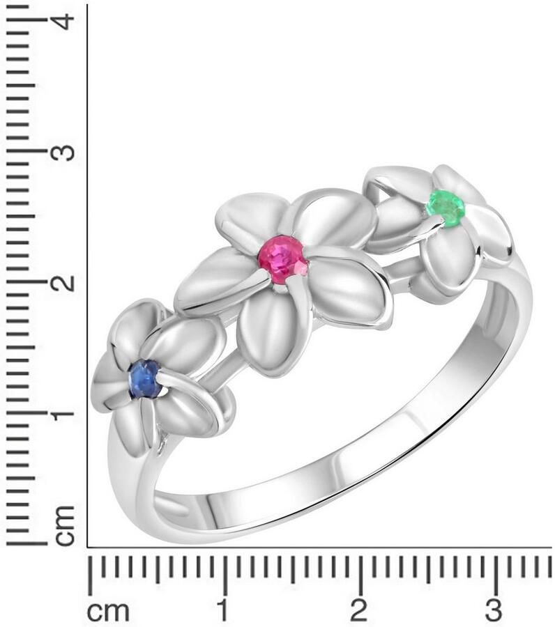Firetti Ring Sieraad cadeau zilver 925 zilveren ring bloesem